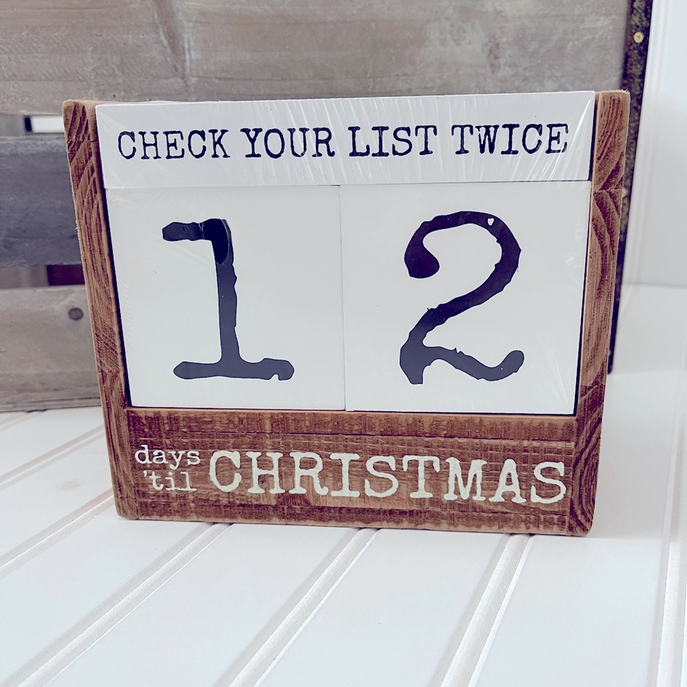 Christmas Countdown Decor